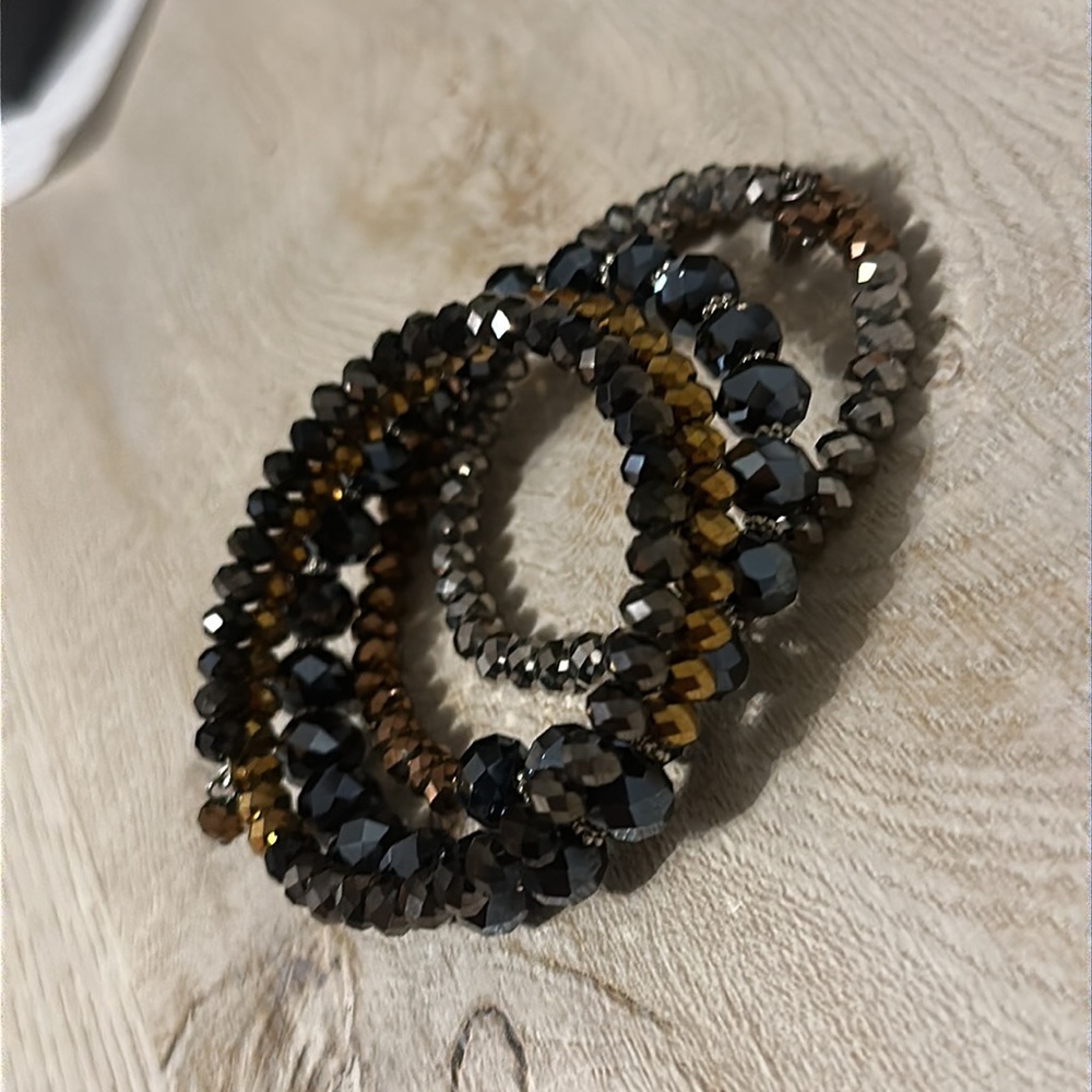 Multi Jeweled bangle bracelet - Picture 7 of 15